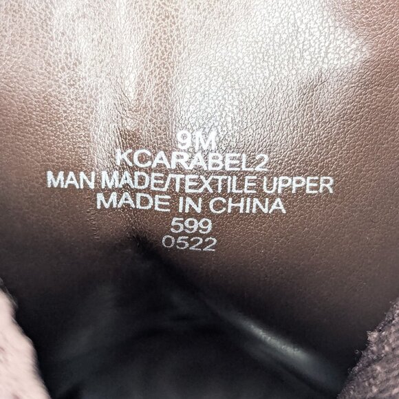 Calvin Klein Women Carabel Brown Vegan Leather Platform Combat Boots size 9 - Picture 7 of 8